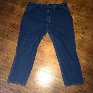 Carhartt 46x30 straight leg blue jeans